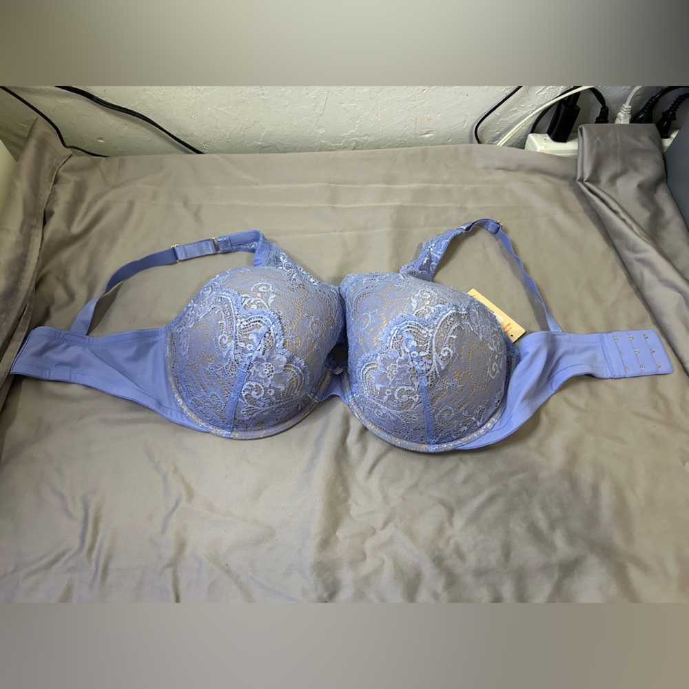 ThirdLove 24/7 Lacy Contour Plunge Bra Full Coverage Bra 38F